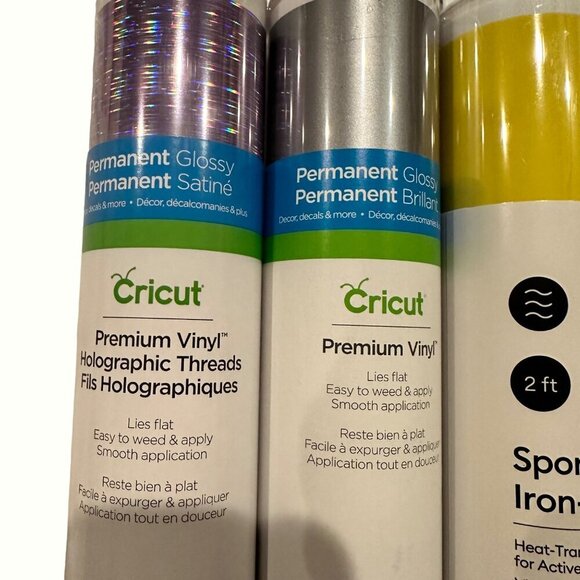 Cricut Bundle Mats Pens Premium Holographic Metallic Heat Transfer Removable - Picture 2 of 10